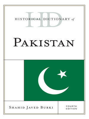 cover image of Historical Dictionary of Pakistan